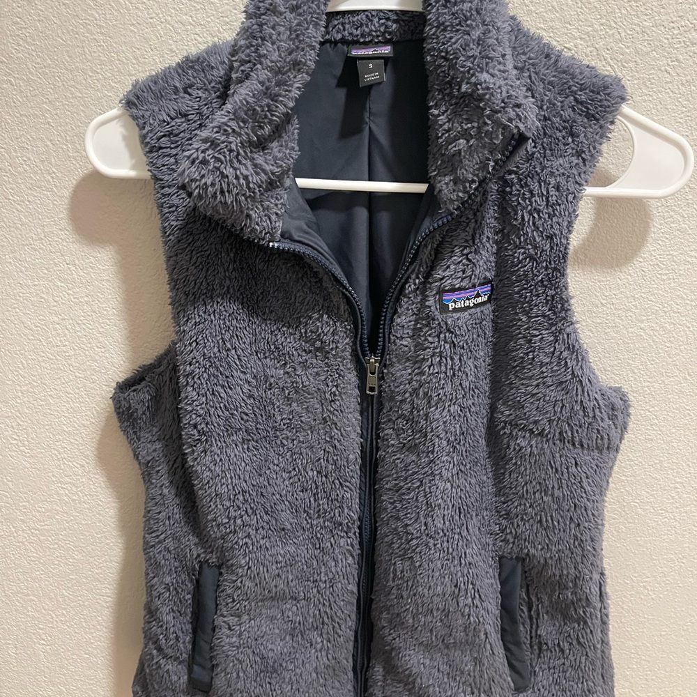 Patagonia Black Fuzzy Vest